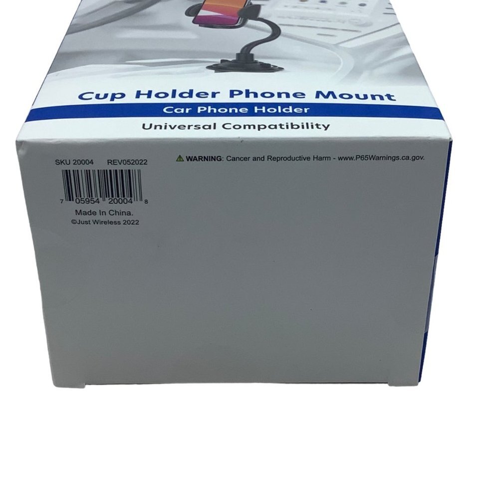 JW Just Wireless Car Cup‎ Holder Phone Mount Universal Black NEW - Picture 6 of 8